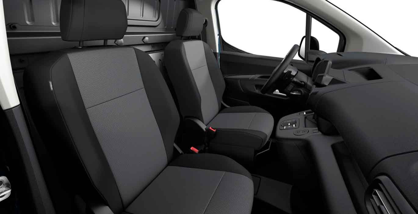 Citroen Berlingo e VAN Furgon Talla M interior delantera II | Avanti Renting