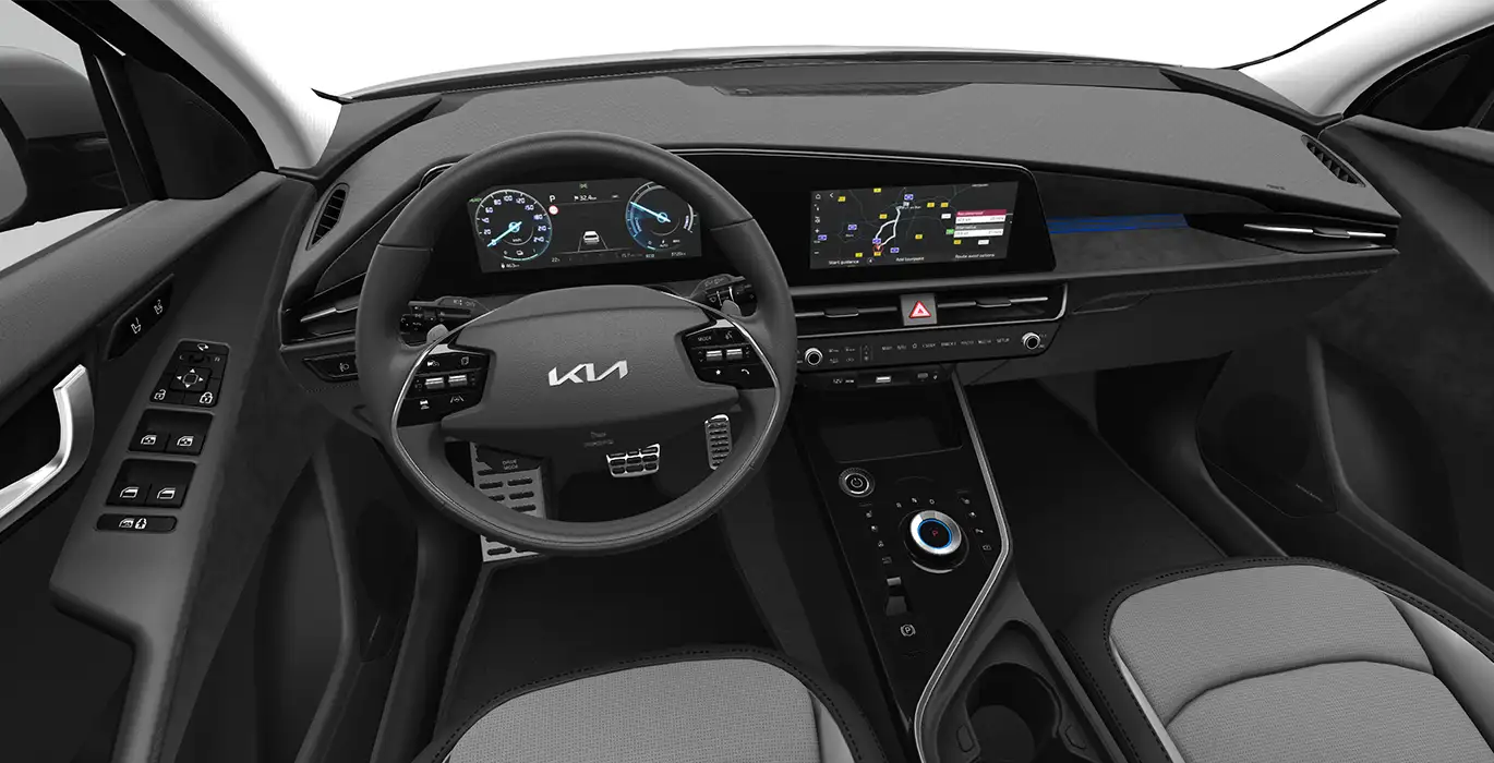 KIA E Niro 150kW Concept interior delantera | Avanti Renting