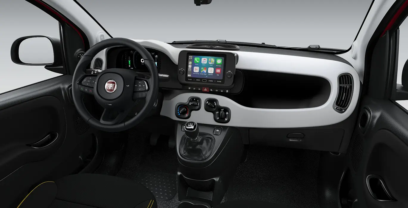 FIAT Panda Pandina 1.0 Hybrid 51kW interior delantera | Avanti Renting