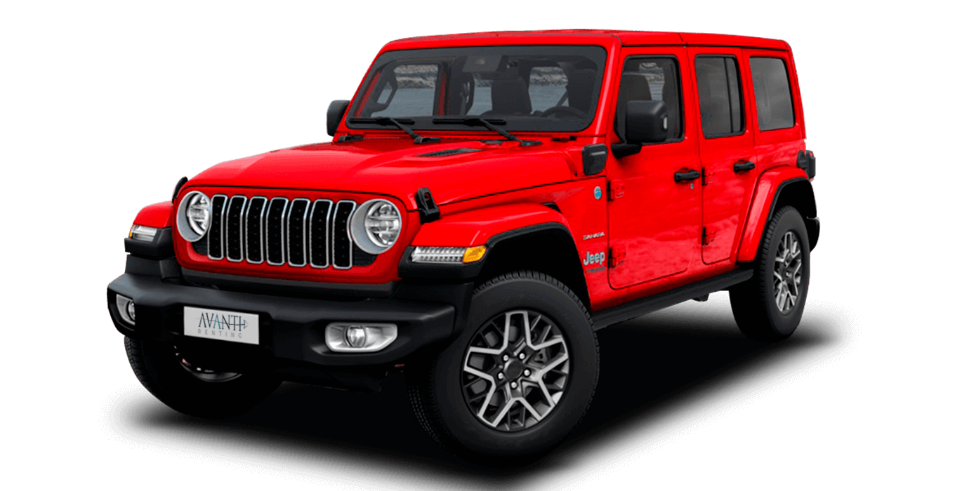 Renting Jeep Wrangler 4xe PHEV Sahara 2.0 TC GME
