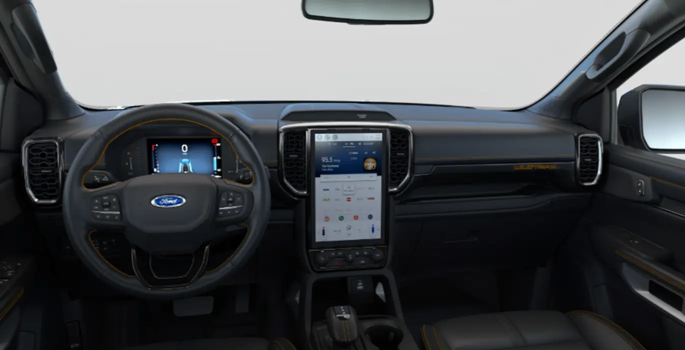 FORD Ranger Wildtrak 2.0 EcoBlue 151kW e-AWD 3 FORD Ranger Wildtrack 2.0 EcoBlue 151kW e AWD interior delantera | Avanti Renting