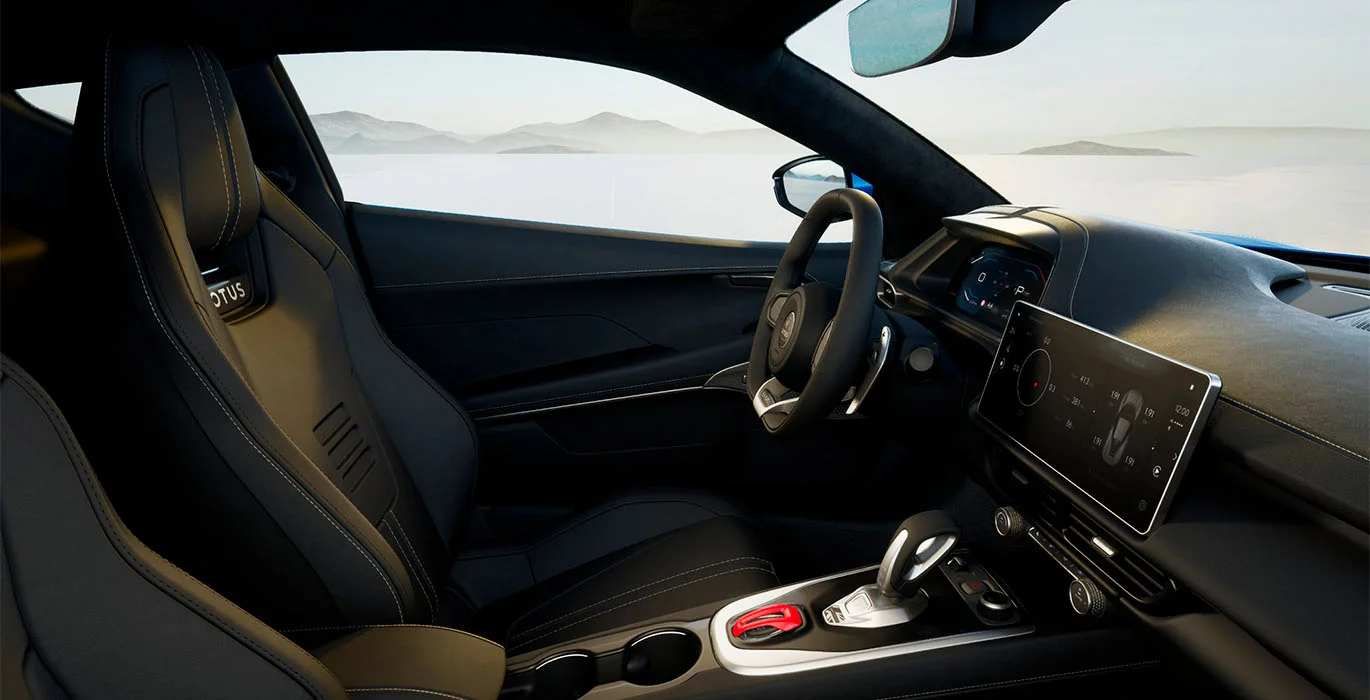 Lotus Emira V6 First Edition 4 Lotus Emira V6 First Edition interior delantera II 1 | Avanti Renting