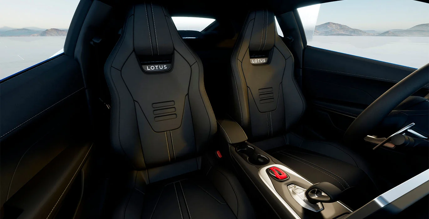 Lotus Emira V6 First Edition 5 Lotus Emira V6 First Edition interior trasera 1 | Avanti Renting