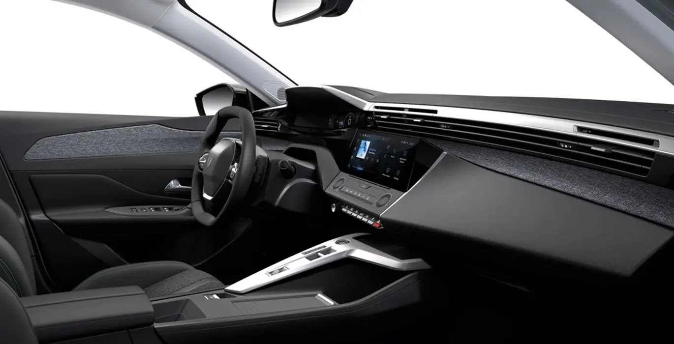 Peugeot 408 Allure Hybrid interior delantera II | Avanti Renting