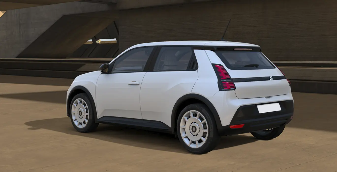 Renault 5 E-Tech Evolution 90kW 1 Renault 5 E Tech Evolution 90kW trasera | Avanti Renting