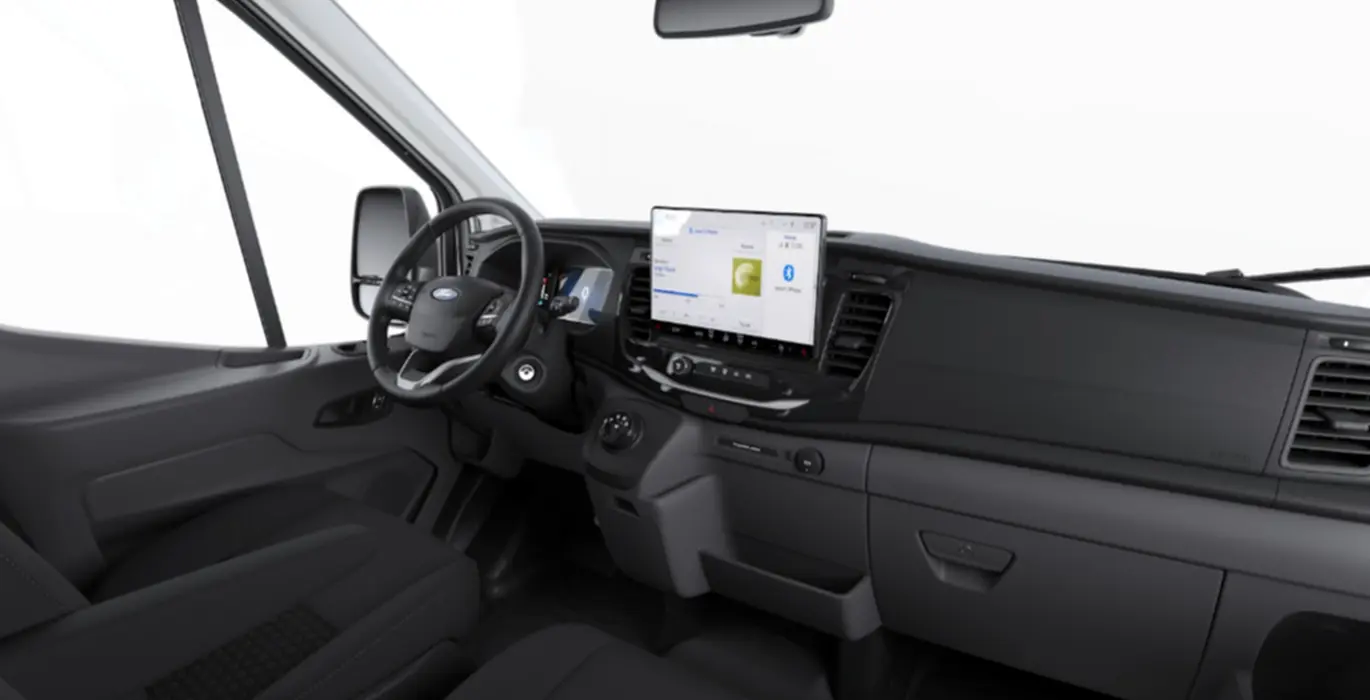 FORD Transit Kombi 350 L3 Trend EcoBlue 130cv Auto FWD 4 FORD Transit Kombi 350 L3 Trend EcoBlue 130cv Auto FWD interior delantera II | Avanti Renting