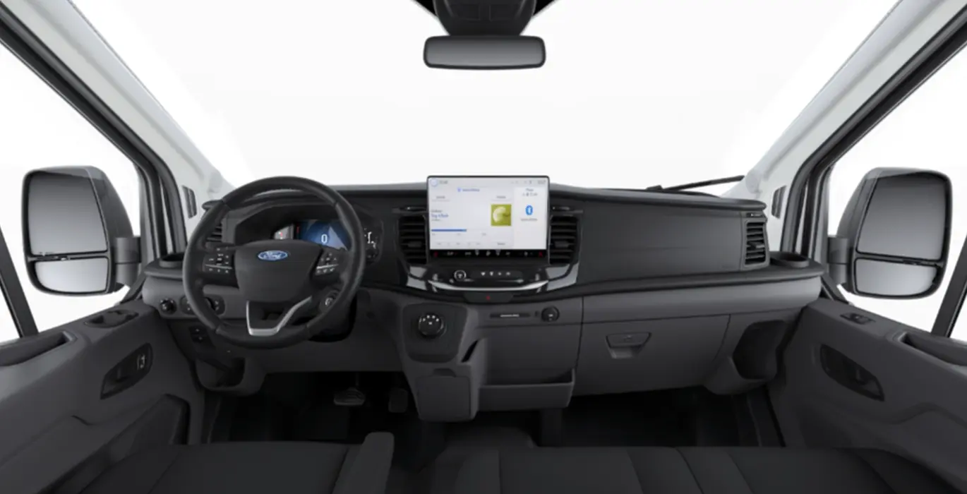 FORD Transit Kombi 350 L3 Trend EcoBlue 130cv Auto FWD 3 FORD Transit Kombi 350 L3 Trend EcoBlue 130cv Auto FWD interior delantera | Avanti Renting