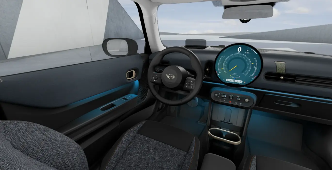 MINI Cooper C Essential 3 MINI Cooper C Essential interior delantera | Avanti Renting