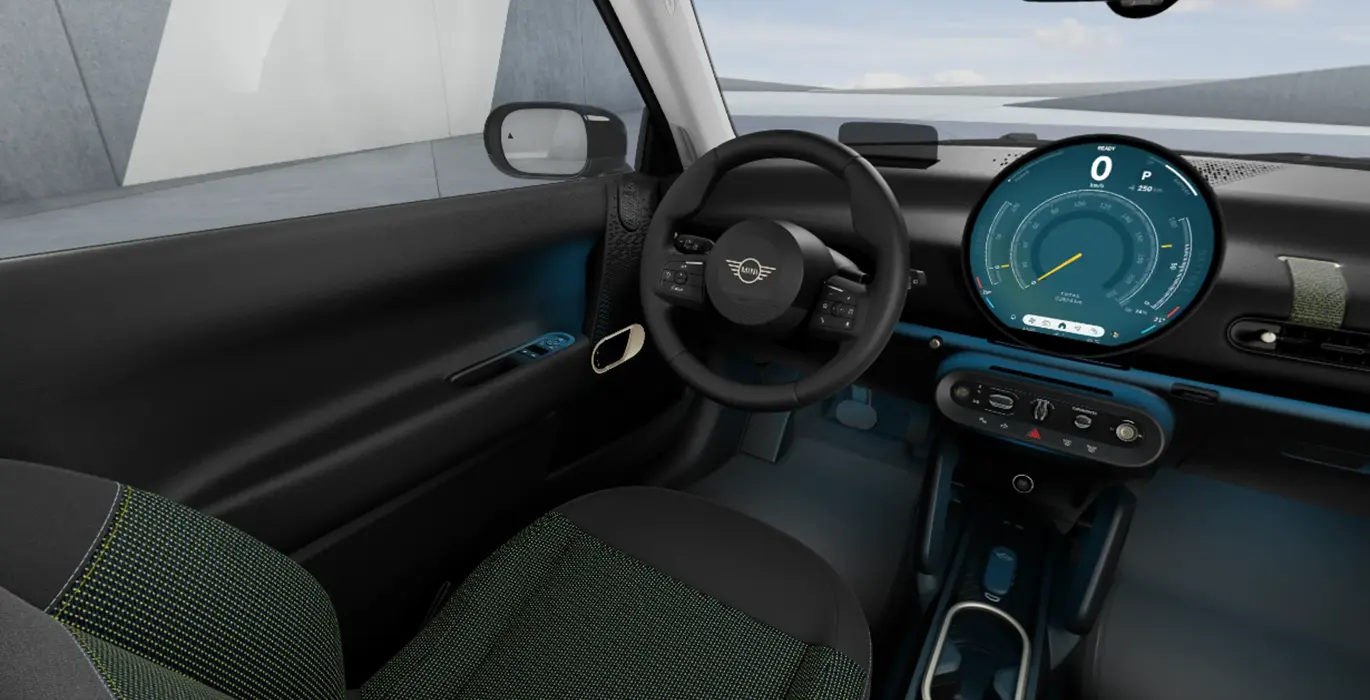 MINI Cooper SE Essential 3 MINI Cooper SE Essential interior delantera | Avanti Renting