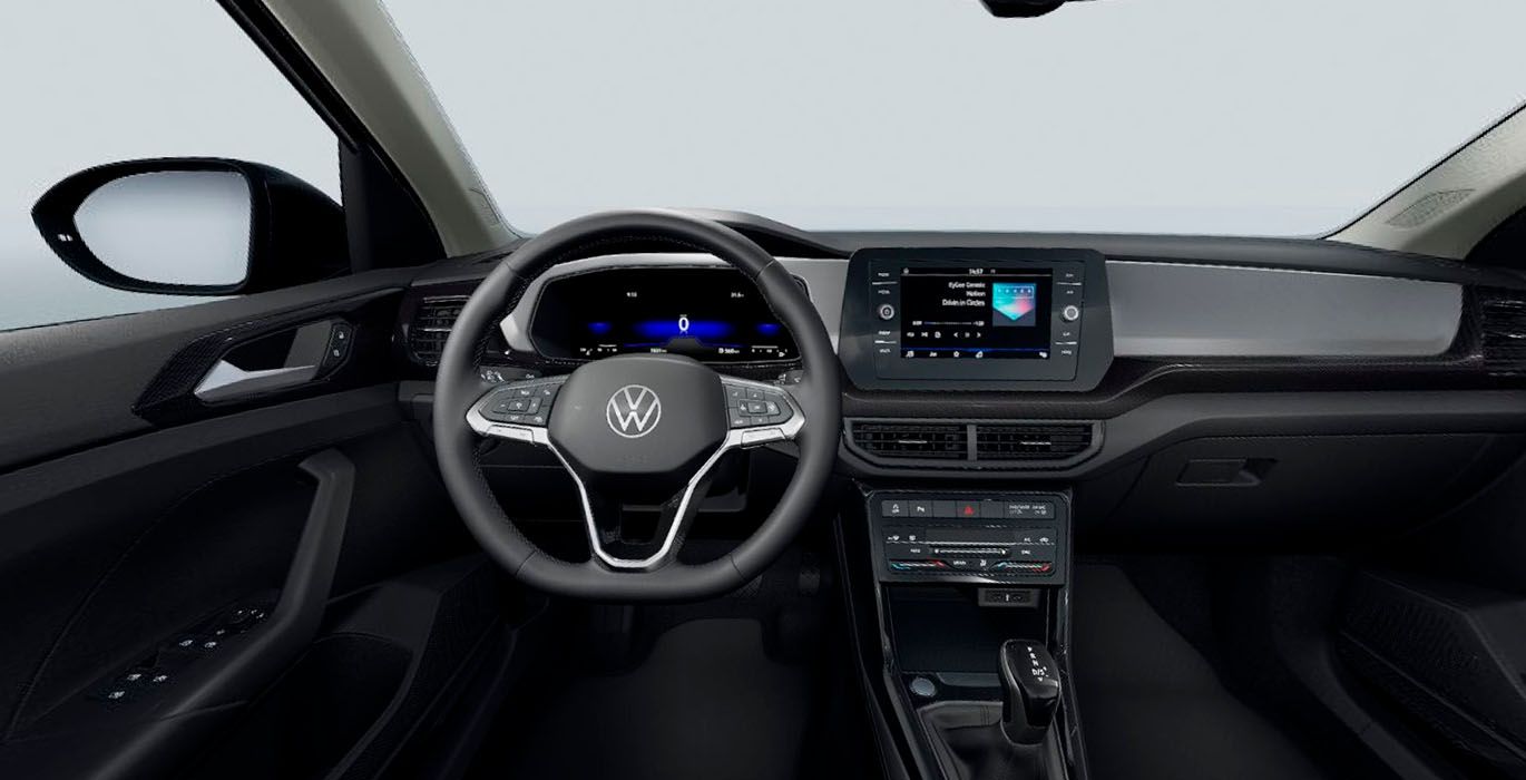 VOLKSWAGEN T-CROSS MÁS 1.0TSI 85KW 115CV 3 VOLKSWAGEN T CROSS MAS 1.0TSI 85KW 115CV interior delantera | Avanti Renting
