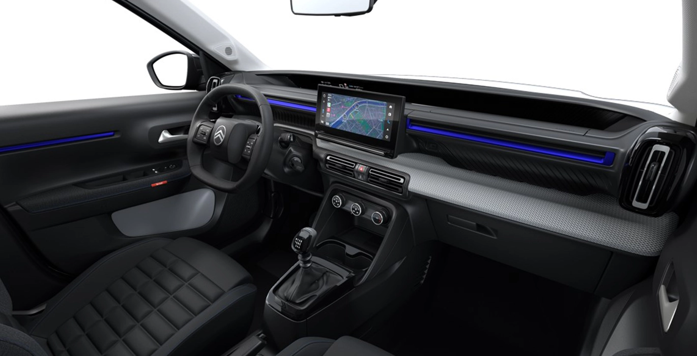 CITROËN C3 TURBO 100 BUSINESS (MANUAL) 4 CITROEN C3 TURBO 100 BUSINESS MANUAL interior delantera II | Avanti Renting