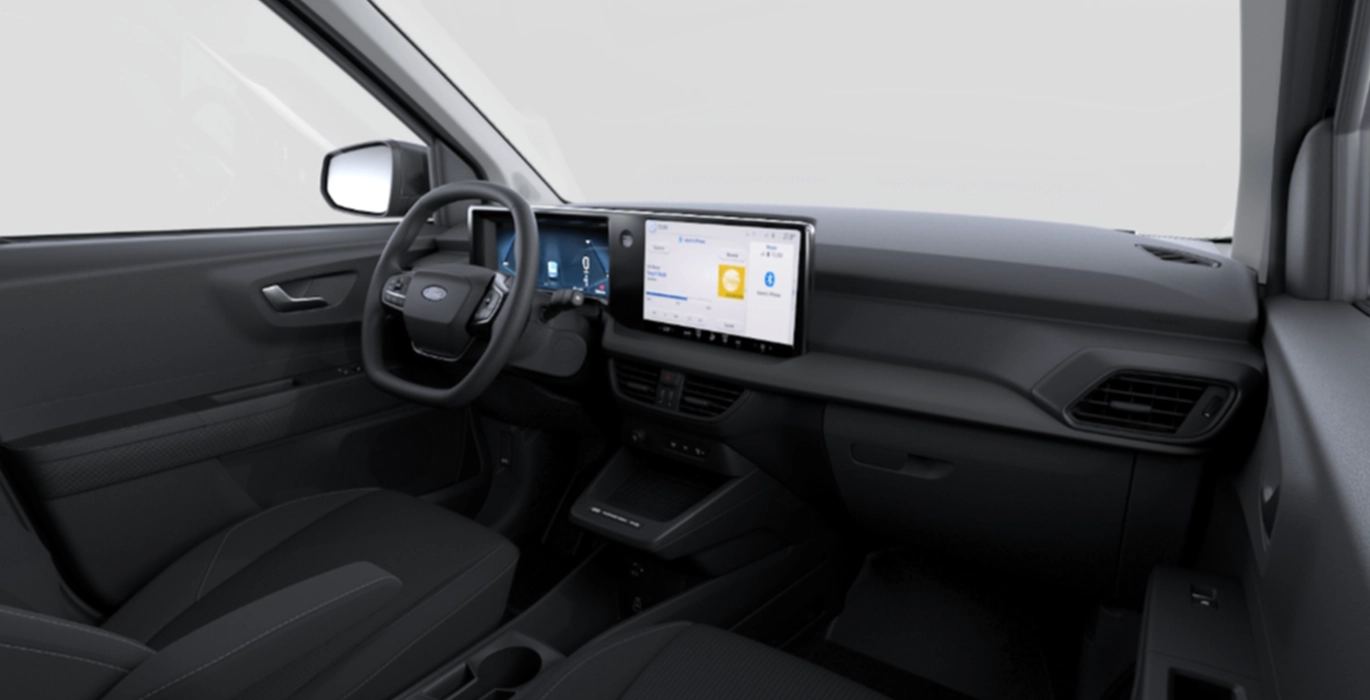 FORD Transit Courier Van Trend BEV 136cv Automatica interior delantera II | Avanti Renting