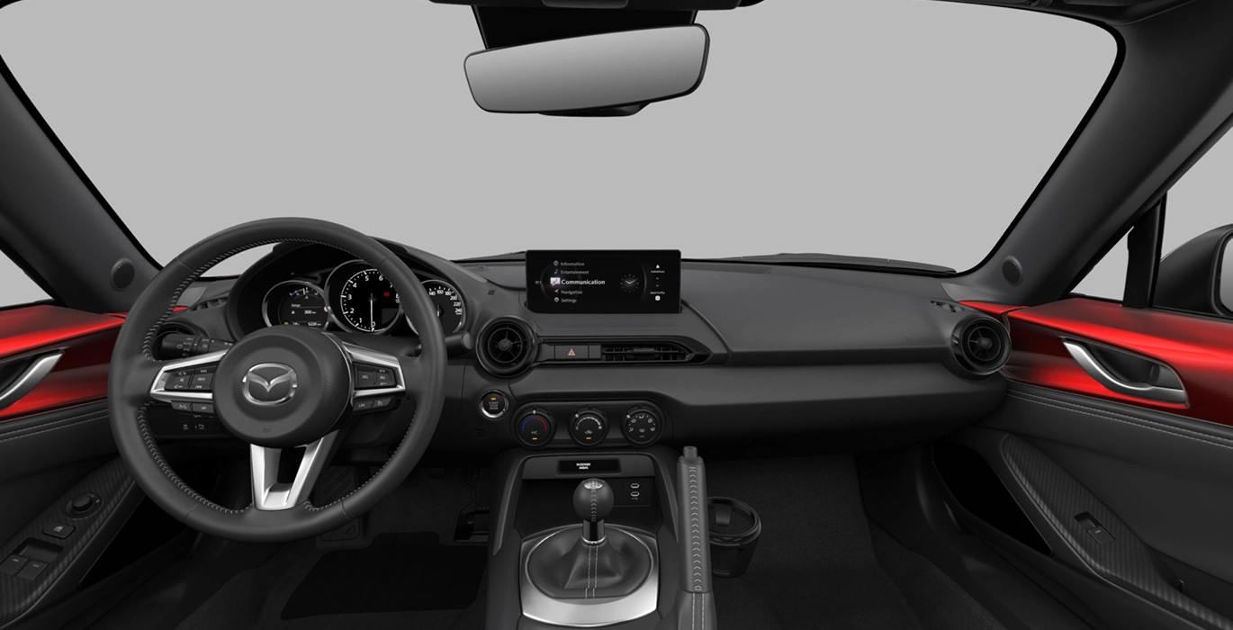 Mazda MX 5 MIATA 1.5 SKYACTIV G 97kW 132CV Prime Line interior delantera | Avanti Renting