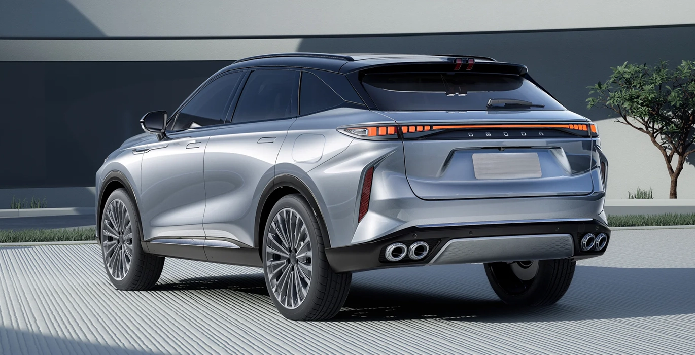OMODA 9 1.5 TGDI Híbrido Premium 537CV 1 OMODA 9 1.5 TGDI Hibrido Premium 537CV trasera | Avanti Renting