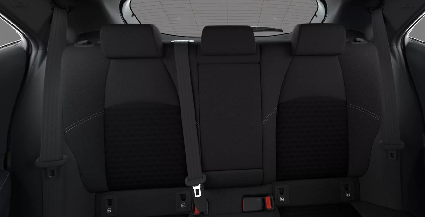 Toyota Corolla 140H Active Plus interior trasera | Avanti Renting