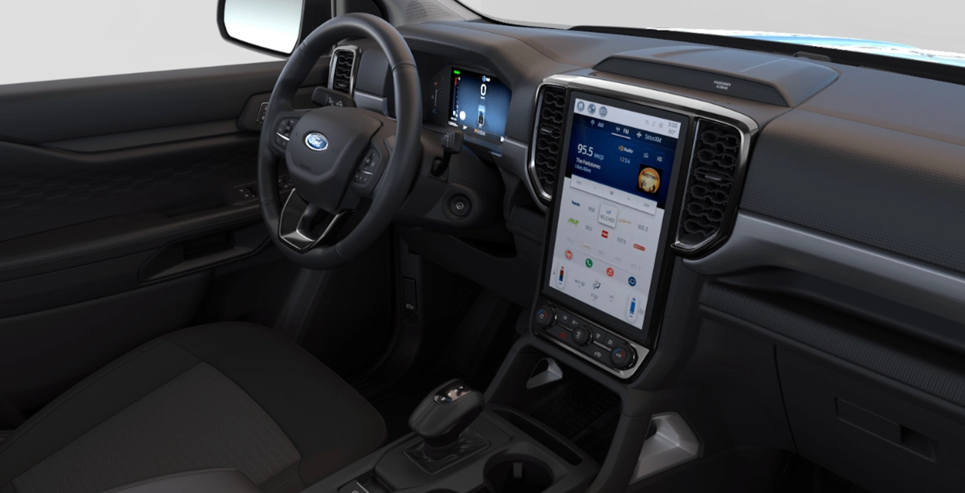 FORD Ranger XLT Doble Cabina 2.3 TVCT PHEV 280CV Automática 4 FORD Ranger XLT Doble Cabina 2.3 TVCT PHEV 280CV Automatica interior delantera II | Avanti Renting