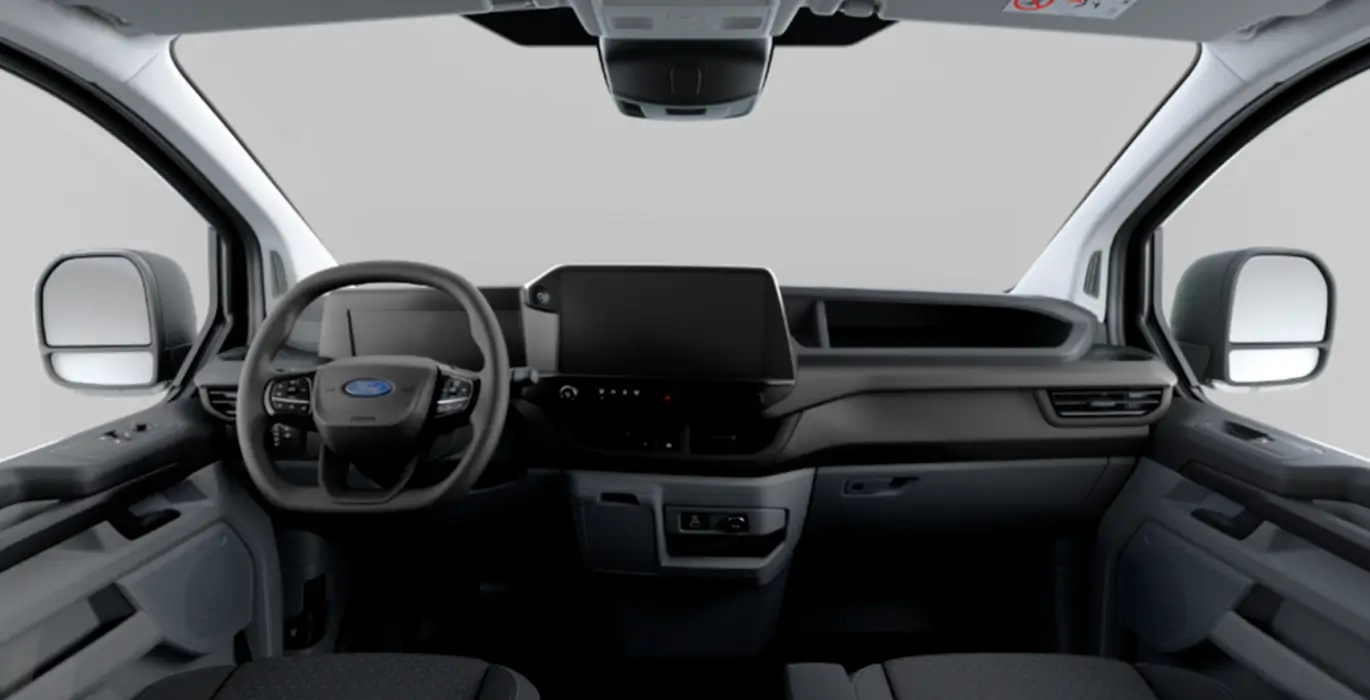 FORD Transit Custom Van 340 L1 Trend BEV interior delantera 2 | Avanti Renting