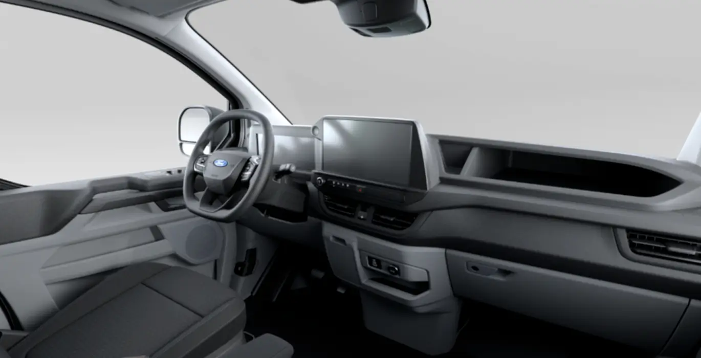 FORD Transit Custom Van 340 L1 Trend BEV interior delantera | Avanti Renting