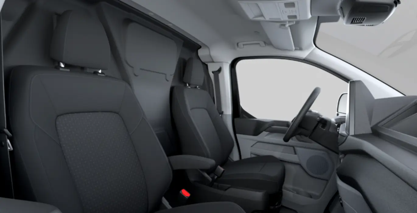 FORD Transit Custom Van 340 L1 Trend BEV interior trasera | Avanti Renting