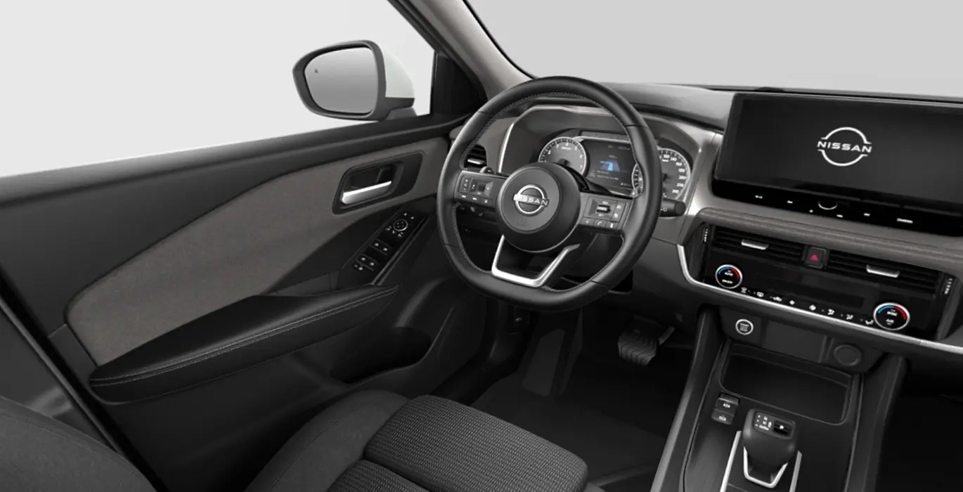 Nissan Qashqai DIG T 116kW 158CV MHEV Acenta interior delantera | Avanti Renting