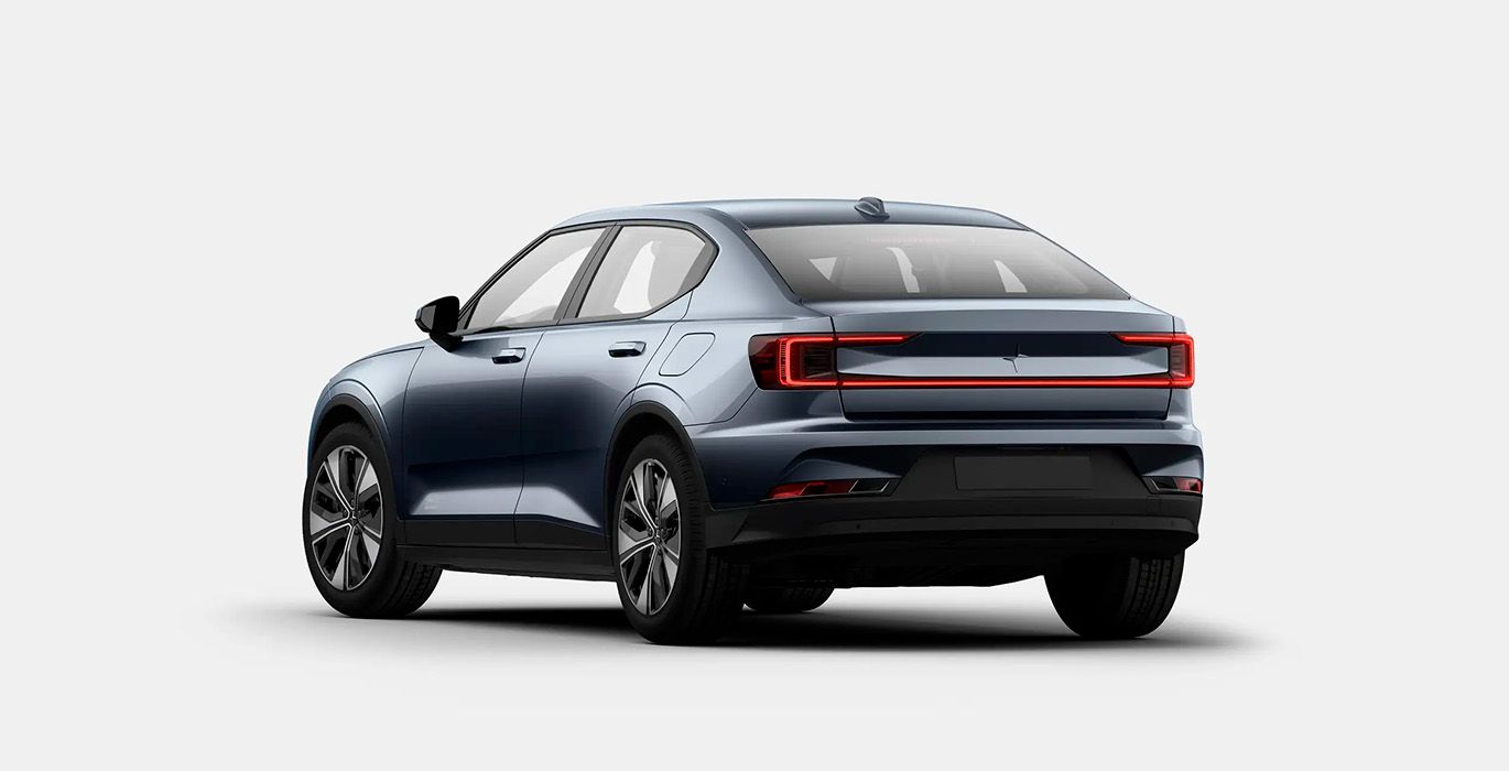POLESTAR 2 Midnight exterior trasera | Avanti Renting