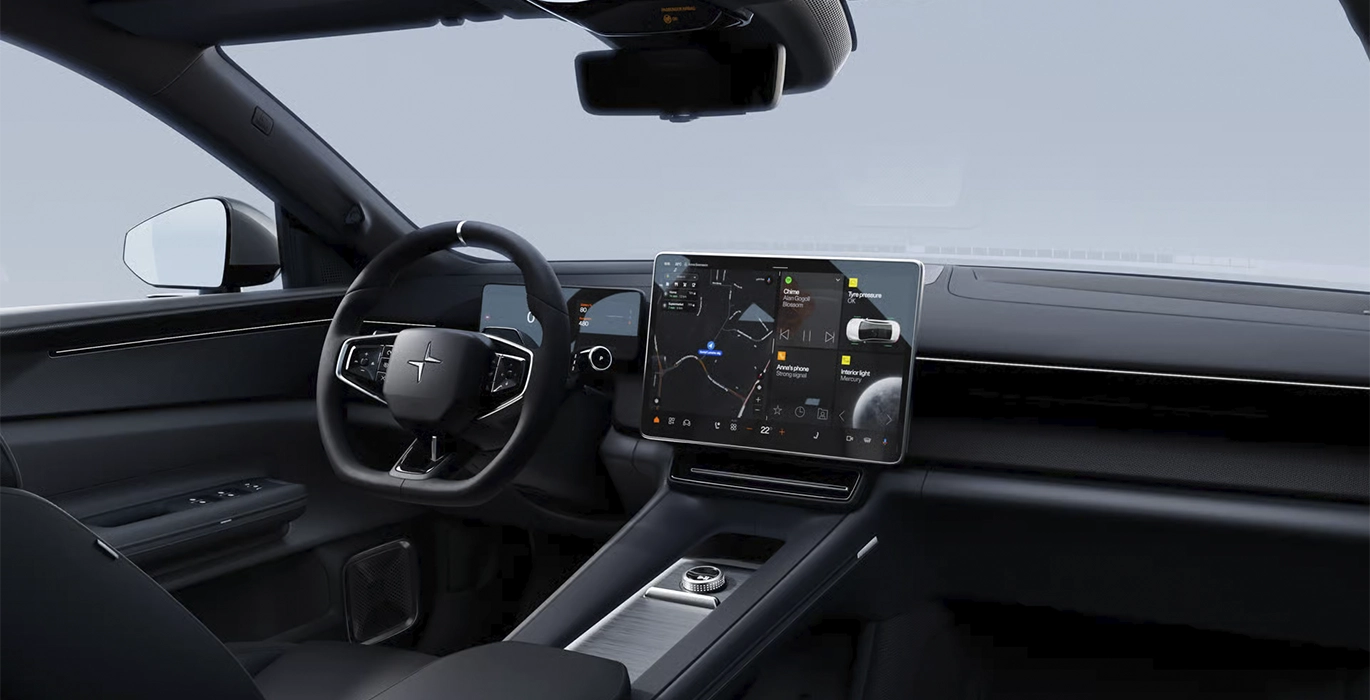 POLESTAR 4 Long Range Single 200kW 4 POLESTAR 4 Long Range Single 200kW interior delantera II | Avanti Renting