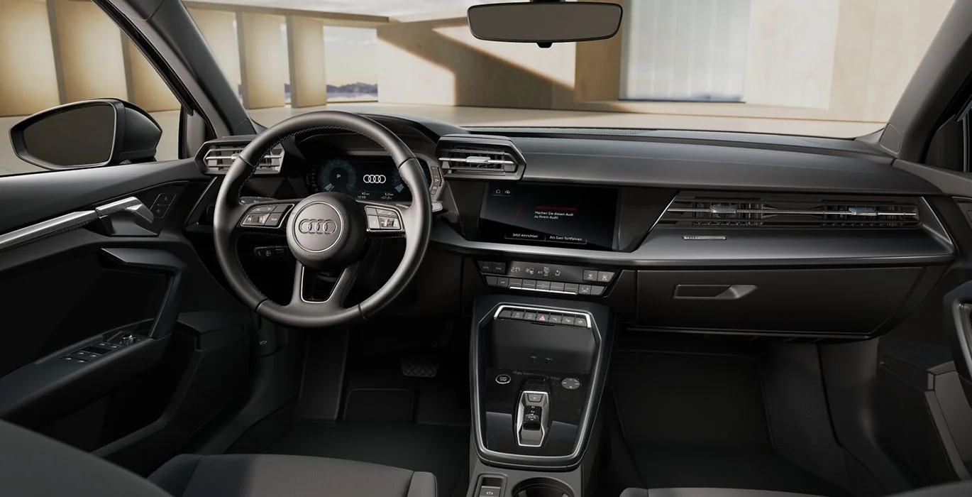AUDI A3 Sportback 30 TFSI Advanced S tronic interior delantera | Avanti Renting