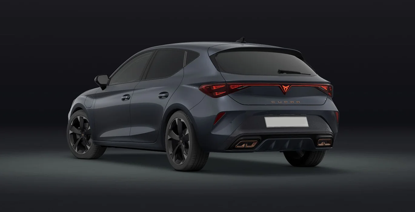 Cupra Leon 1.5 PHEV 204C 1 Cupra Leon 1.5 PHEV 204CV trasera | Avanti Renting