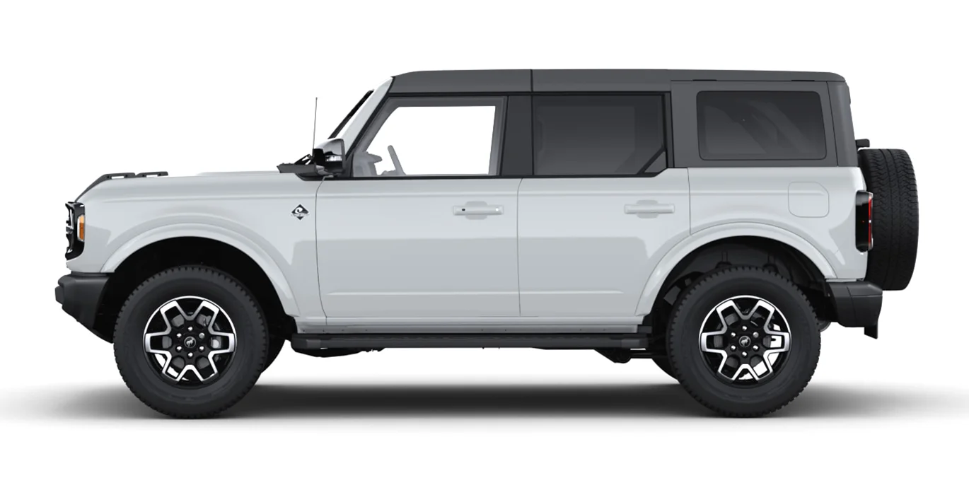 FORD Bronco Outer Banks 2.7 EcoBoost V6 335CV lateral | Avanti Renting