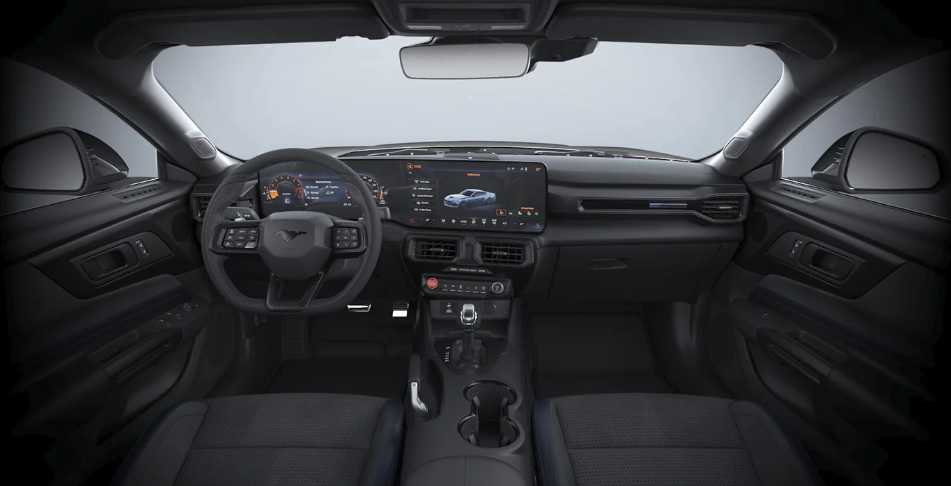 Ford Mustang 5.0 Ti VCT V8 Mustang Dark House AT interior delantera | Avanti Renting