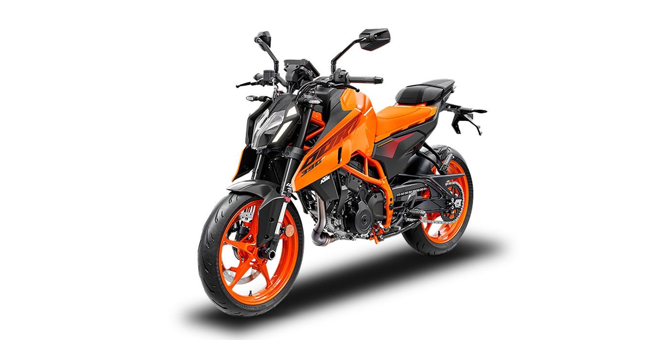 Renting KTM Duke 390