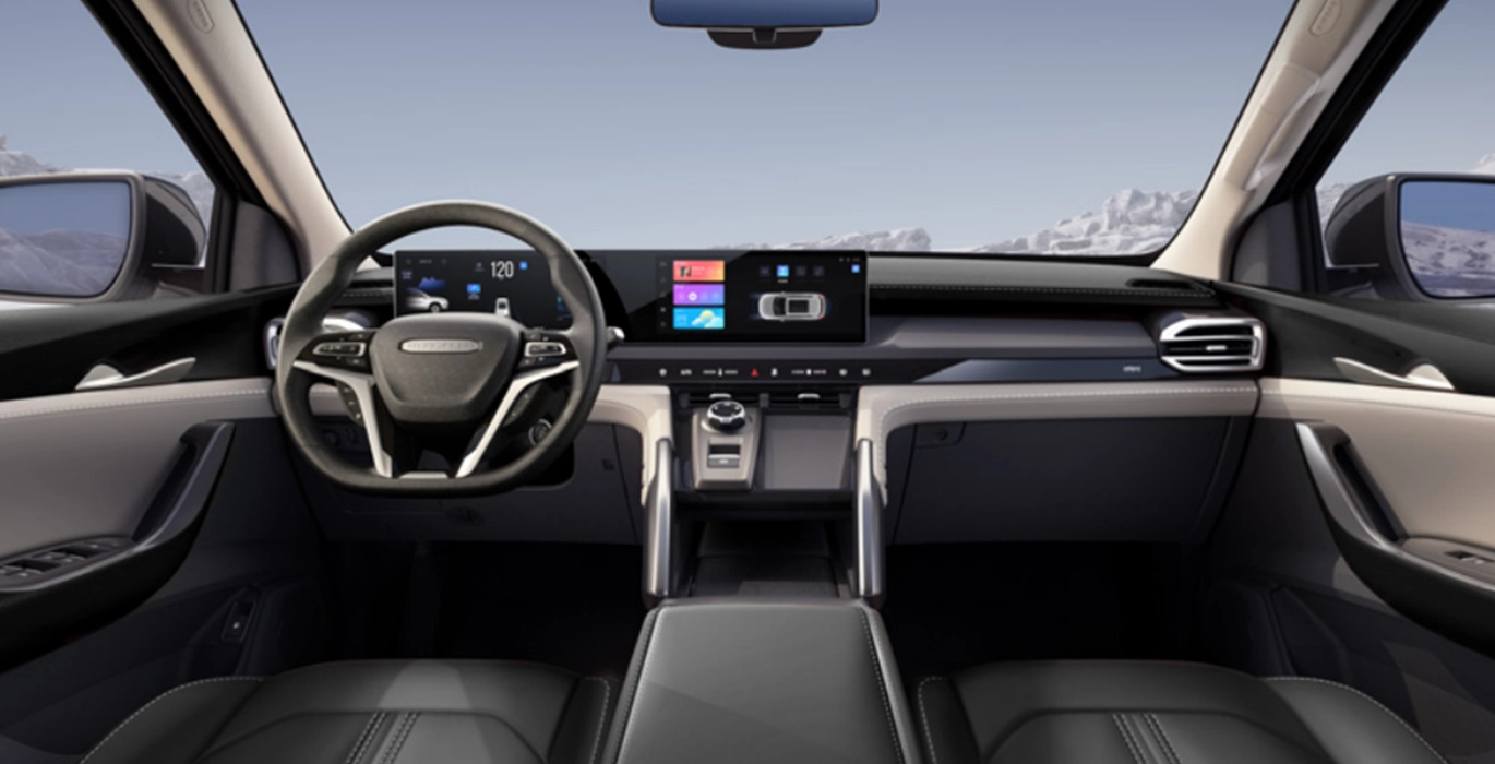 Maxus T60 MAX interior delantera | Avanti Renting