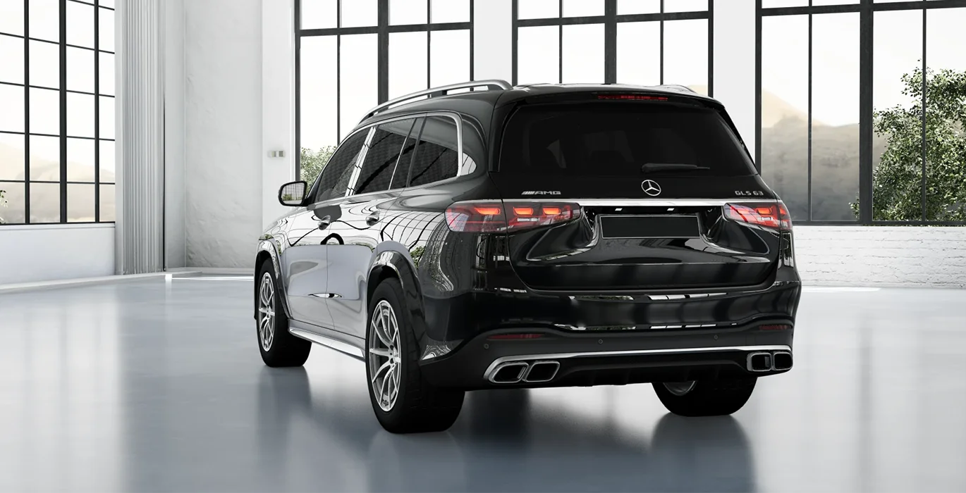 Mercedes AMG GLS 63 4MATIC trasera | Avanti Renting