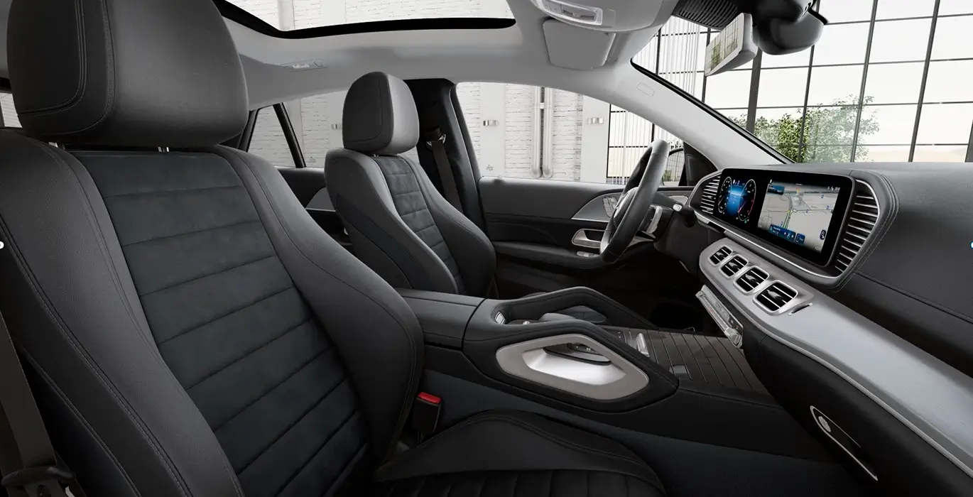 Mercedes Benz GLE 300d 4MATIC Coupe interior delantera II | Avanti Renting