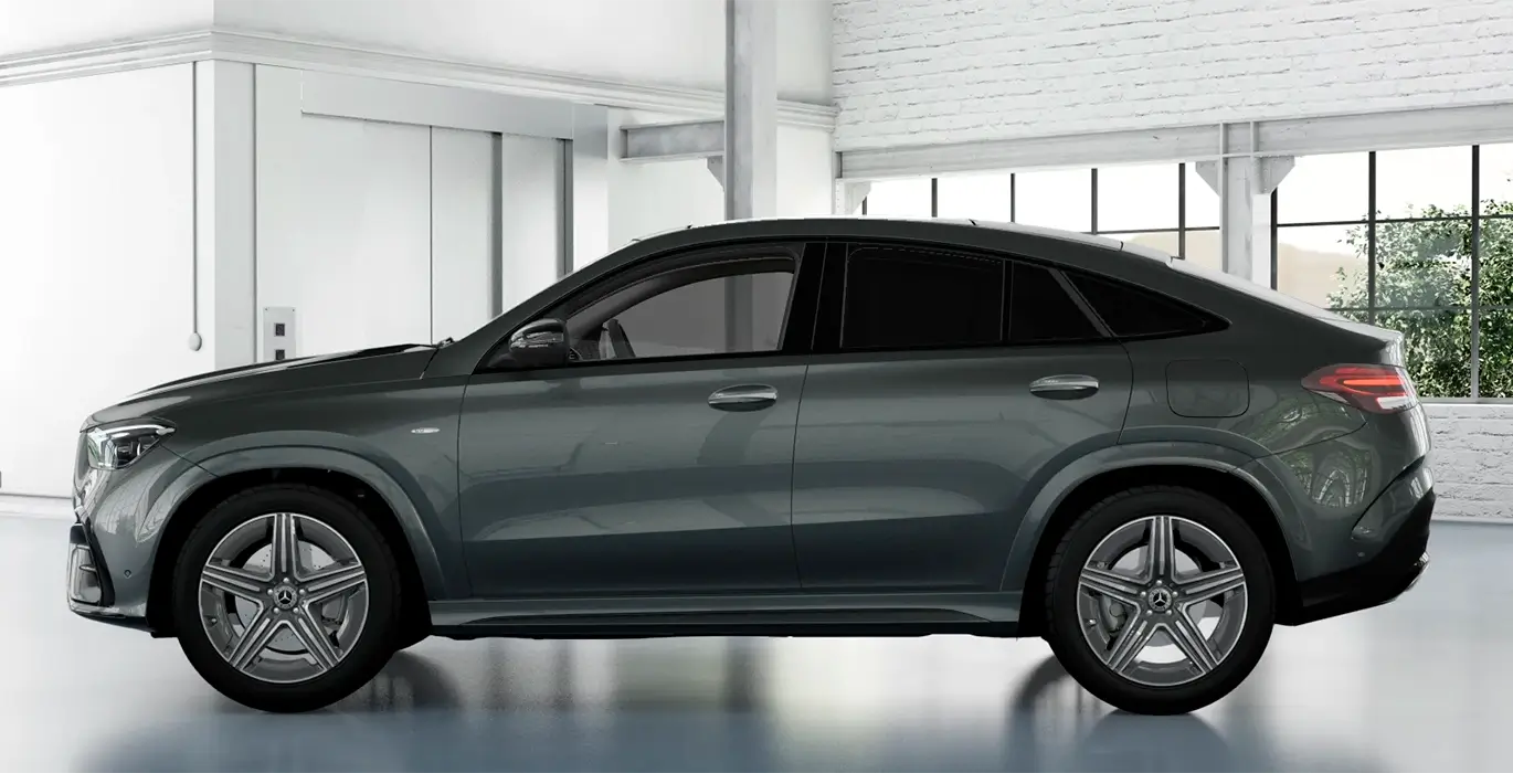 Mercedes Benz GLE 350de 4MATIC Coupe lateral | Avanti Renting