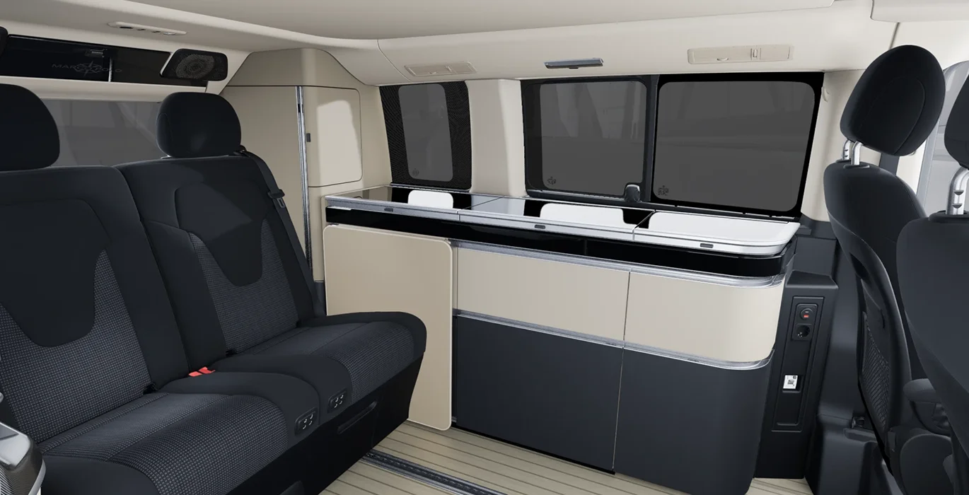 Mercedes Benz Clase V Marco Polo 300d 5 Mercedes Benz Clase V Marco Polo 300d interior trasera | Avanti Renting
