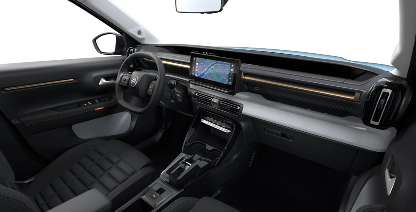 Citroen C3 Aircross Hybrid 145 Ë-DCS6 MAX 4 Citroen C3 Aircross Hybrid 145 E DCS6 MAX interior delantera II | Avanti Renting