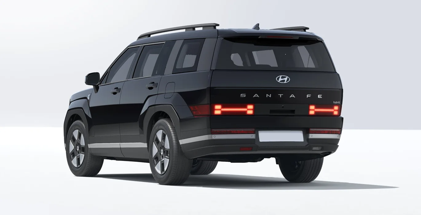 Hyundai Santa Fe Maxx 1.6 T-GDI HEV 215CV 4x4 6AT 1 Hyundai Santa Fe Maxx 1.6 T GDI HEV 215CV 4x4 6AT. trasera | Avanti Renting