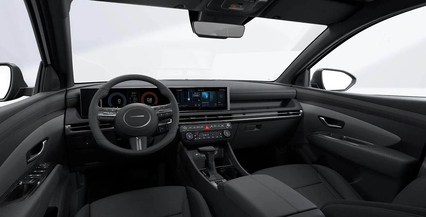 Hyundai Tucson 1.6D 100kW DT Black Line 3 Hyundai Tucson 1.6D 100kW DT Black Line interior delantera | Avanti Renting