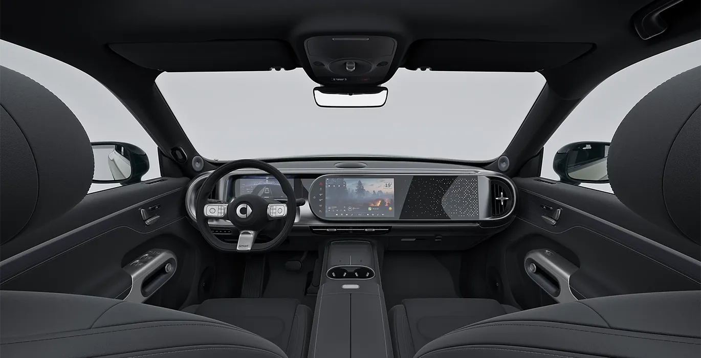 Smart 5 Pro interior delantera | Avanti Renting
