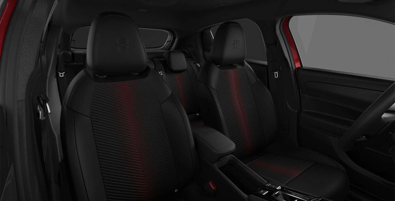 ALFA ROMEO JUNIOR IBRIDA SPECIALE 136CV (AUTOMÁTICO) 5 ALFA ROMEO JUNIOR IBRIDA SPECIALE 136CV AUTOMATICO interior trasera | Avanti Renting