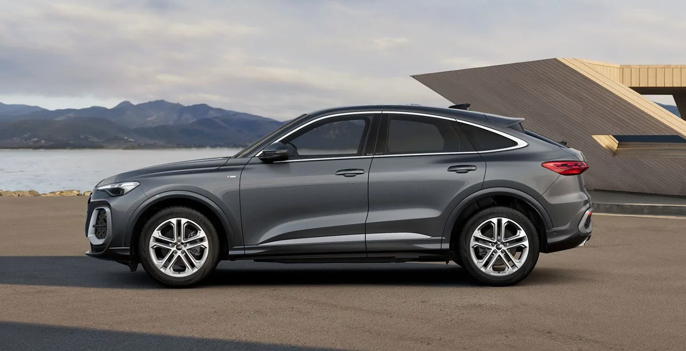 Audi Q5 Sportback S Line TFSI S Tronic lateral | Avanti Renting