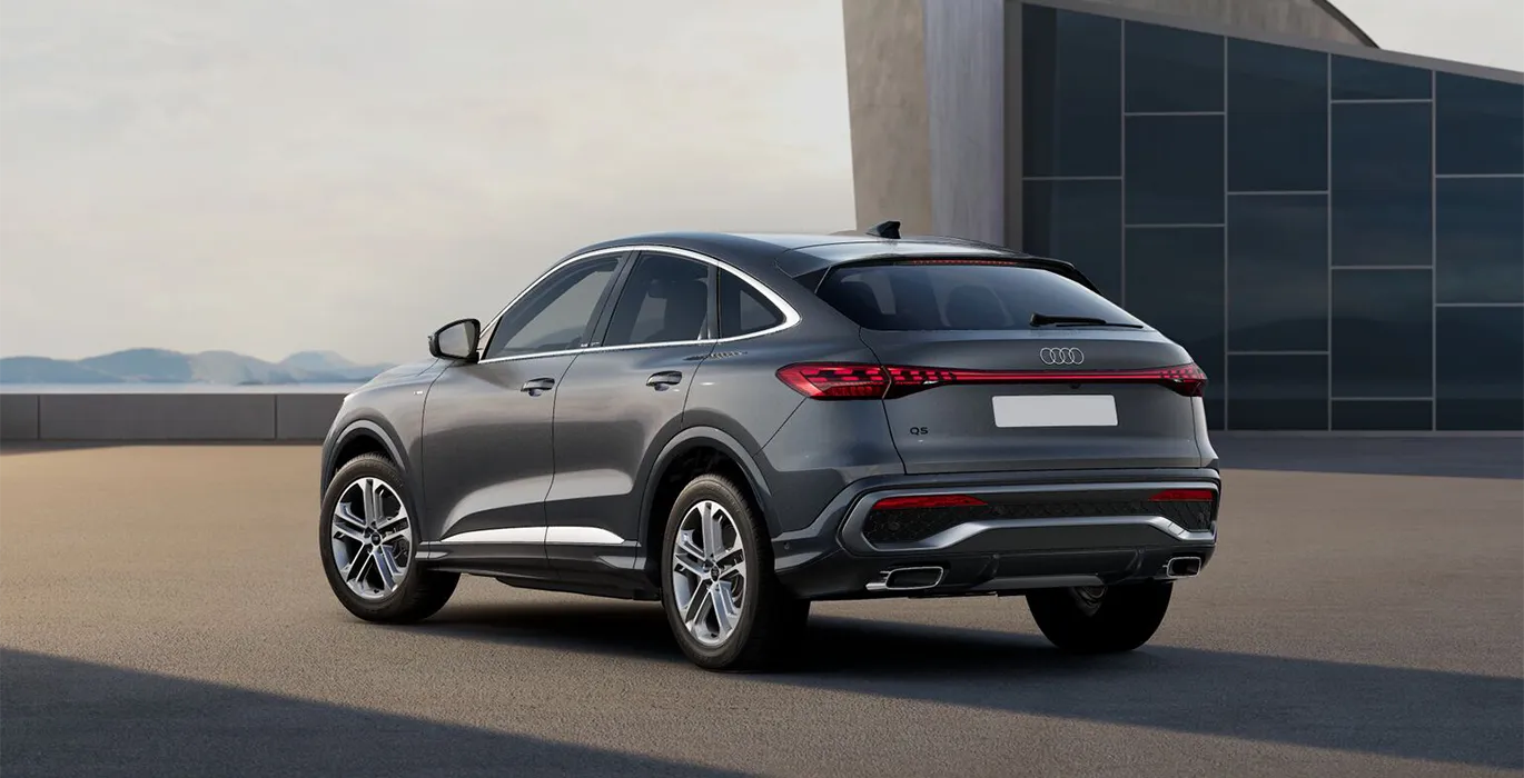 Audi Q5 Sportback S Line TFSI S Tronic trasera | Avanti Renting