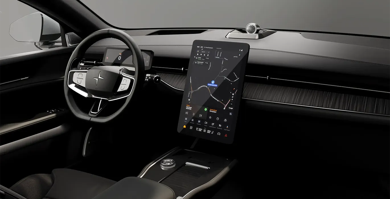 POLESTAR 3 Long Range Dual Motor Plus Pilot interior delantera | Avanti Renting