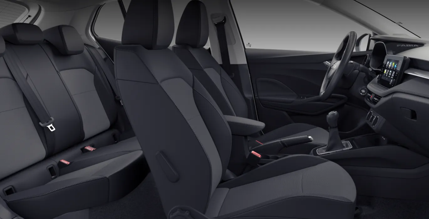 Skoda Fabia Selection 1.0 MPI 59kW (80CV) 4 Skoda Fabia Selection 1.0 MPI 59kW 80CV interior trasera | Avanti Renting