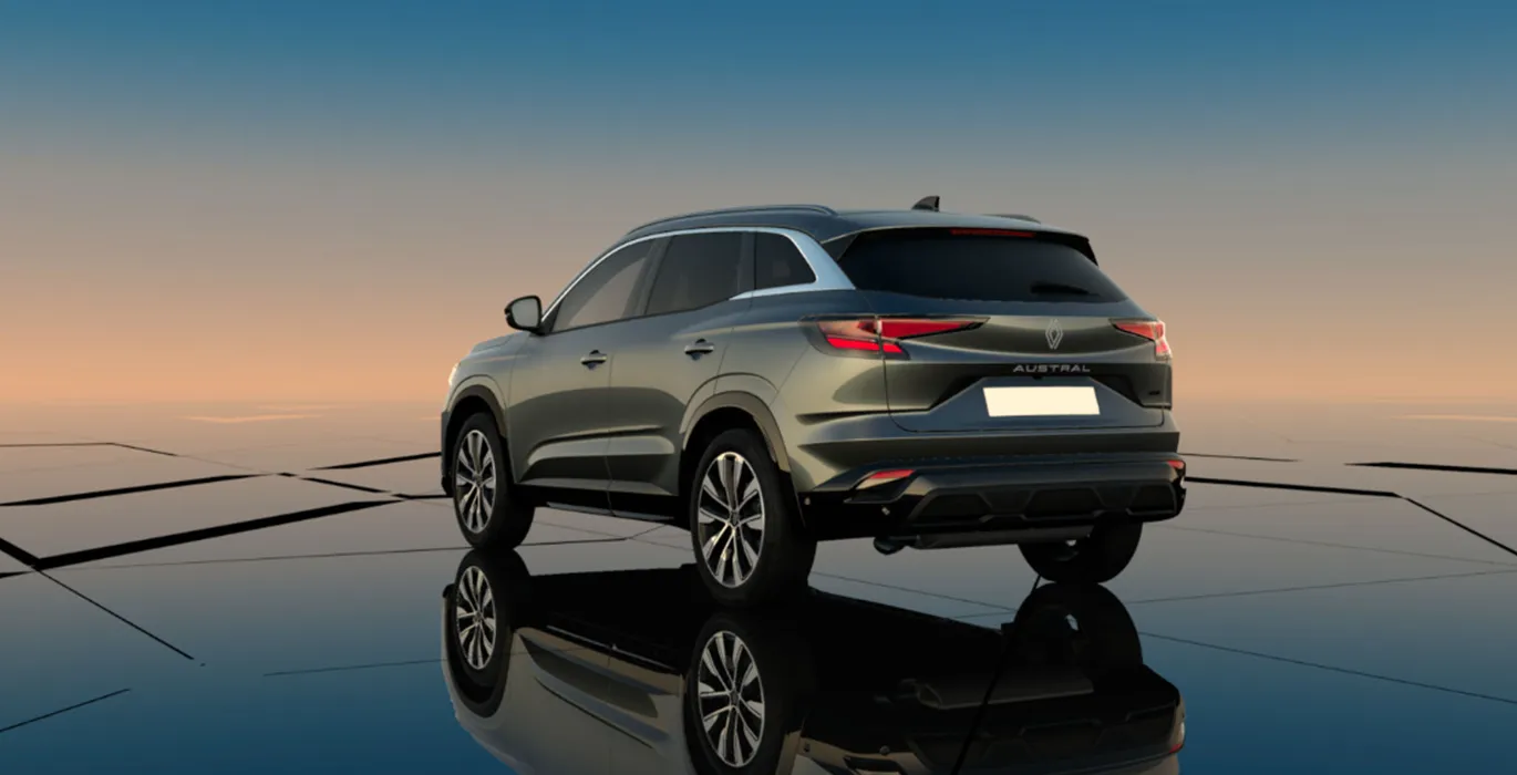 RENAULT Austral 1.3 TCe Mild Hybrid Techno 150CV trasera | Avanti Renting