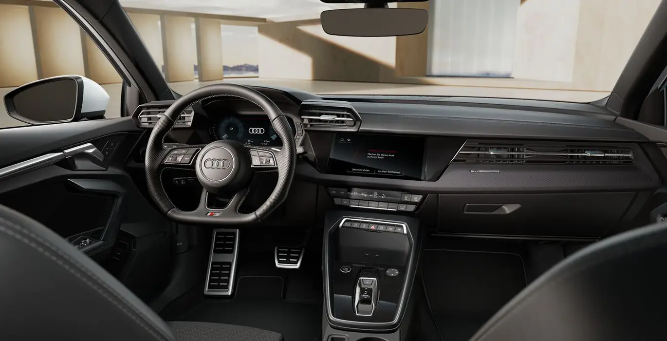 AUDI A3 Sportback S Line TFSIe 150kW S Tronic 3 AUDI A3 Sportback S Line TFSIe 150kW S Tronic interior delantera | Avanti Renting