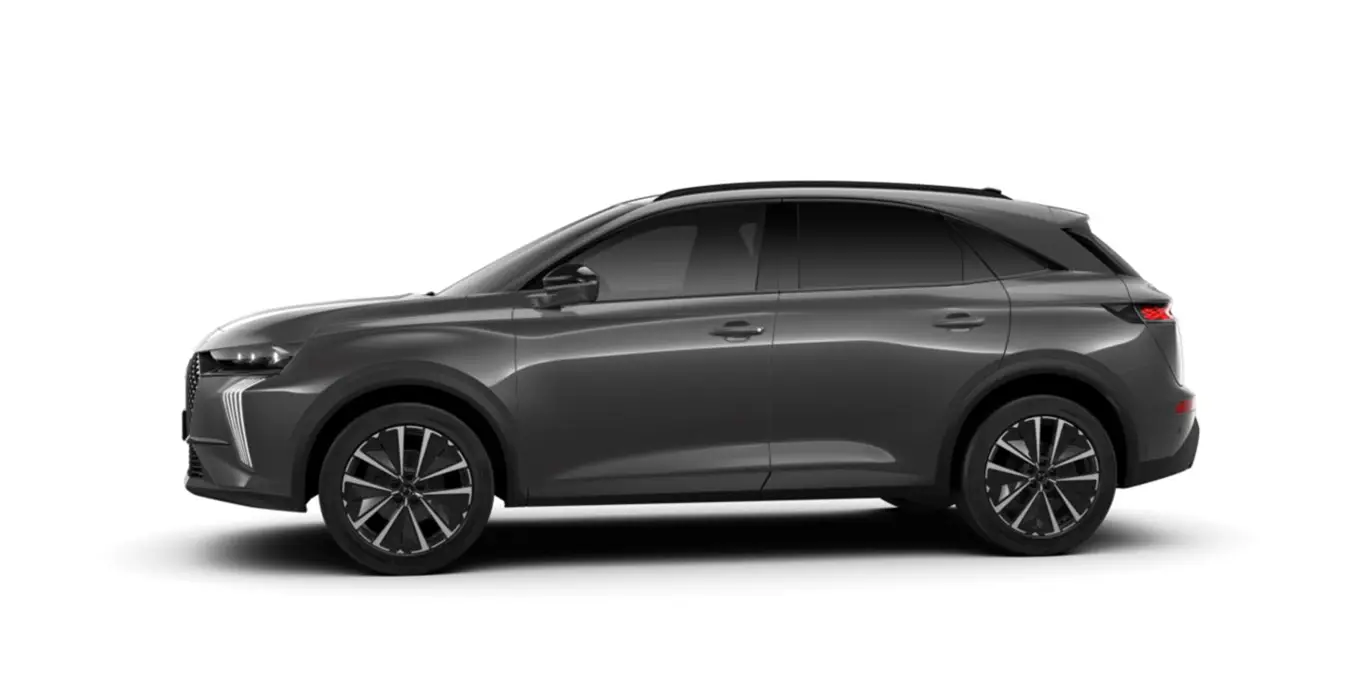 DS 7 BLUEHDI 130 AT PALLAS AUTOMATICO gris lateral | Avanti Renting