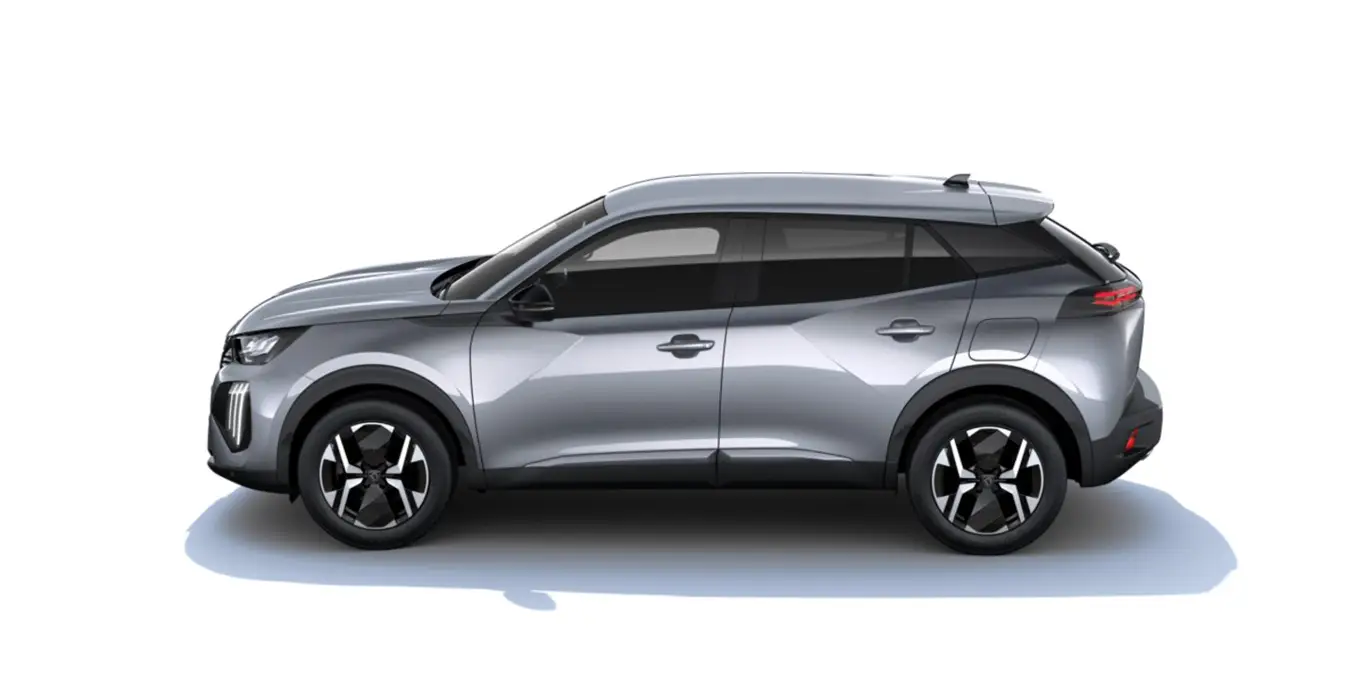 Peugeot 2008 N2008 Allure Hybrid gris claro lateral | Avanti Renting