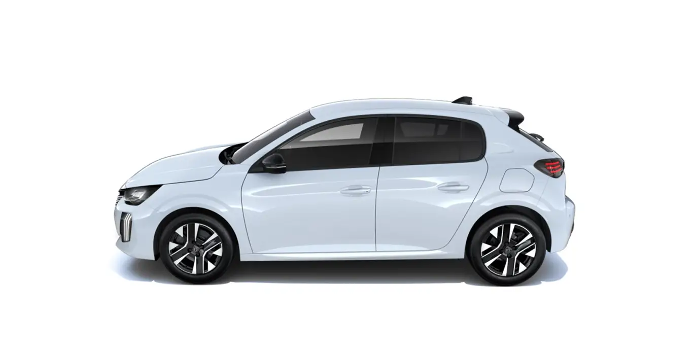 Peugeot 208 5P Allure 100 SS 6vel. blanco lateral | Avanti Renting